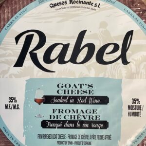 Rabel Soaked in Red Wine Goat Cheese