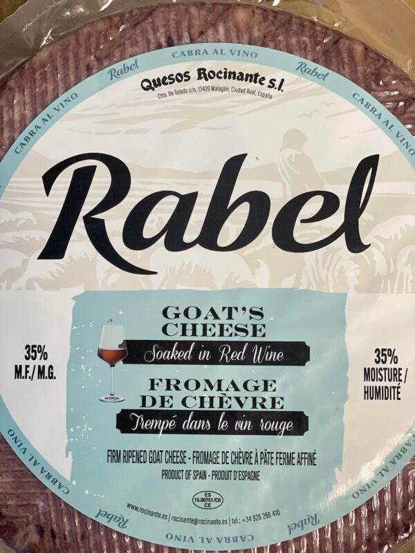 Rabel Soaked in Red Wine Goat Cheese