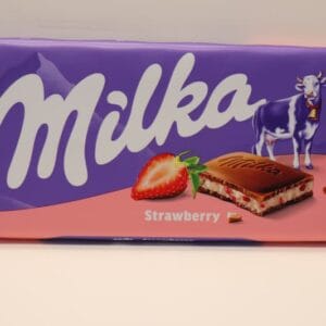 Milka Strawberry Chocolate Bar