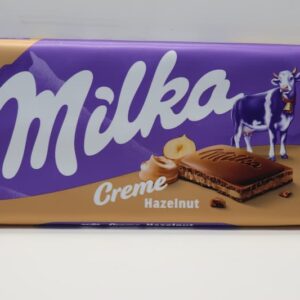 Milka Chocolate Hazelnut Creme Bar