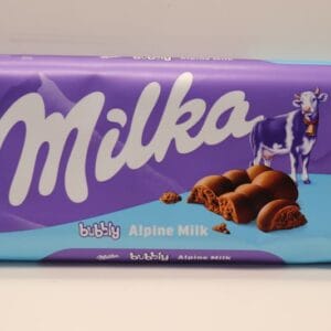 Milka Bubbly Alpine Milk Chocolate Bar